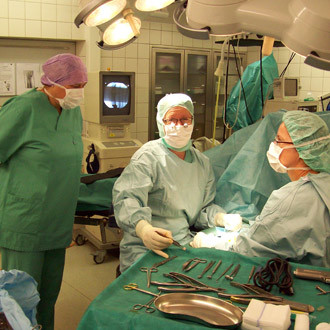 28. August 2013: Hospitation in der Sophienklinik bei Dr. Frank Siebert